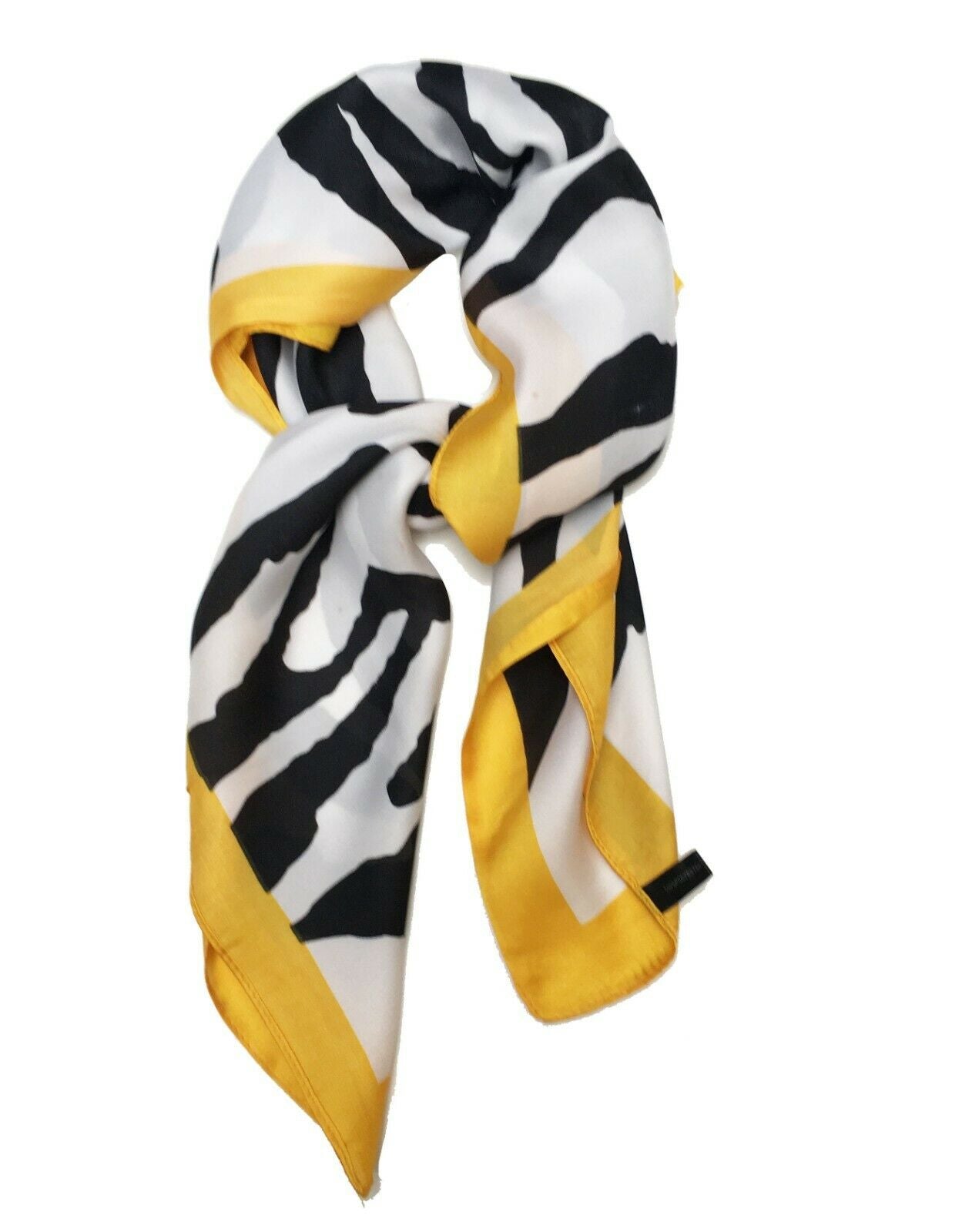 Ladies Zebra Print Scarf Bandana Animal Print Square Large Lightweight Thin UK