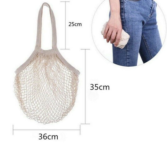 Mesh Net Turtle Bag String Shopping Bag Reusable Fruit Storage Handbag Totes UK