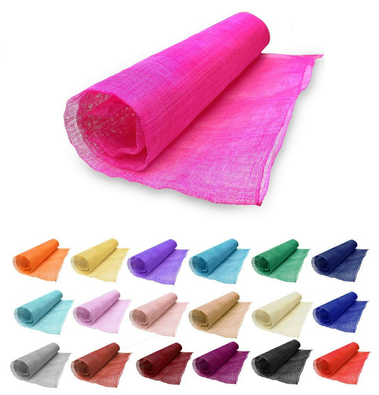 1m Sheet Sinamay Fabric for Millinery Supplies Trim Hat Fascinator Making Large