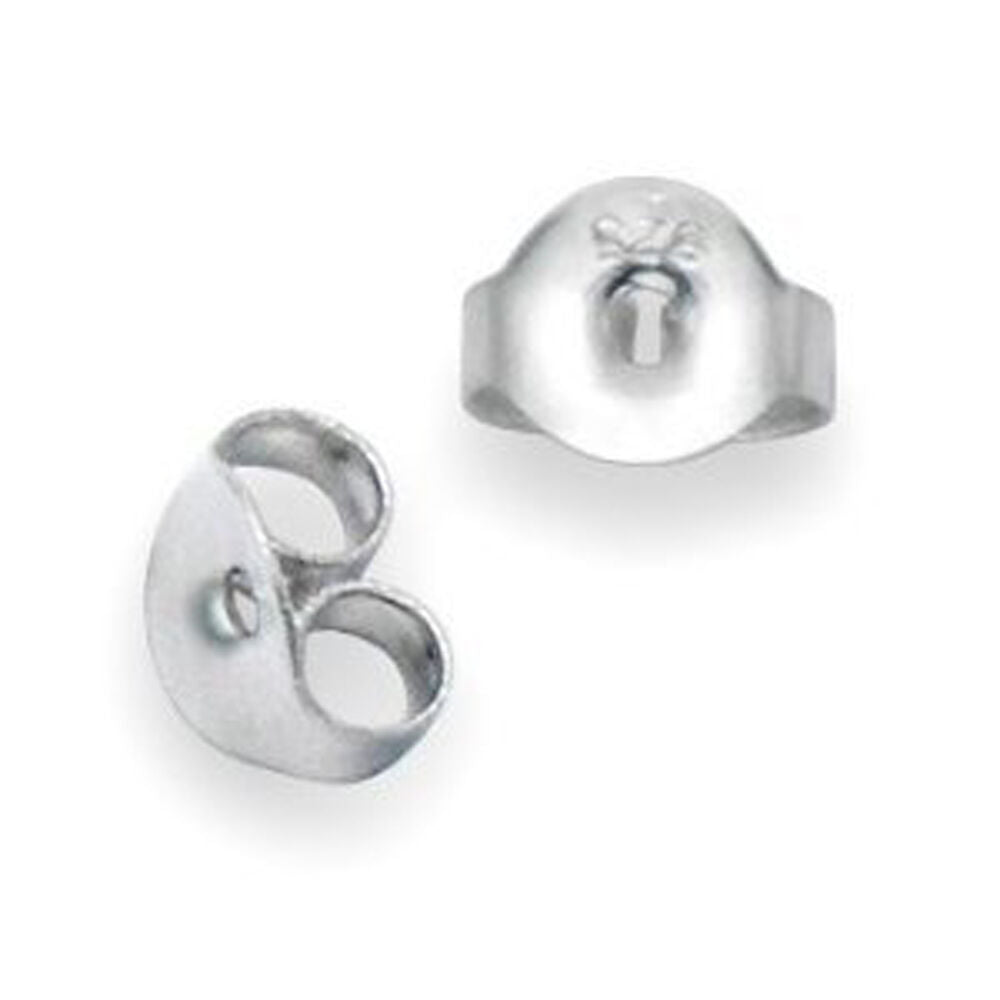 High Quality Sterling Silver 925 Butterfly Earring Backs Scrolls hypoallergenic