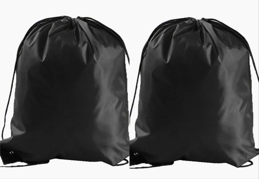 2 x School Drawstring Bag Sport Gym Swim PE Dance Sports Book Ballet Waterproof