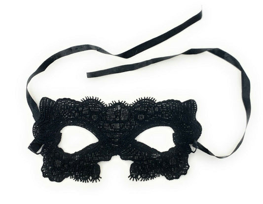 3 x Black Lace Face Eye Mask Set Masquerade Ball Gothic Costume Party Halloween