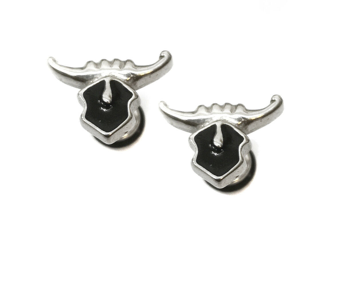 Mens PAIR Stainless Steel Stud Earrings Pair Design Screw back Womens Girls Boy
