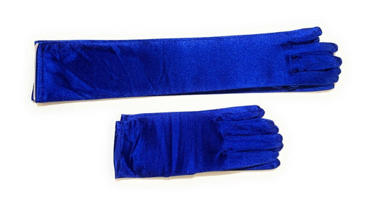 Ladies Short Wrist Gloves / Long Thin Satin Magician Party Dress Prom Wedding