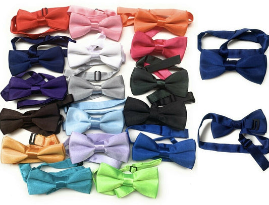 Boys Children's Kids Wedding Party Dickie Bow Tie Adjustable Pre-Tied Bowtie UK