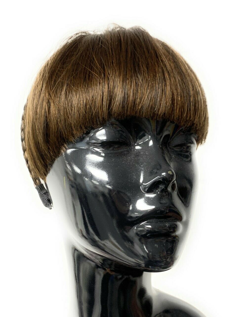 Bob Fringe on Braided Headband Fake False Front Hair Extension Hair Band Gift