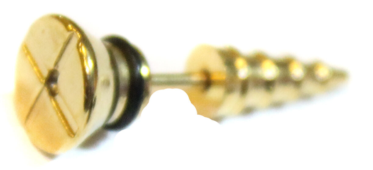 Screw Nail Surgical Stainless Steel Stud Earring Mens Fake Stretcher Cheater Top