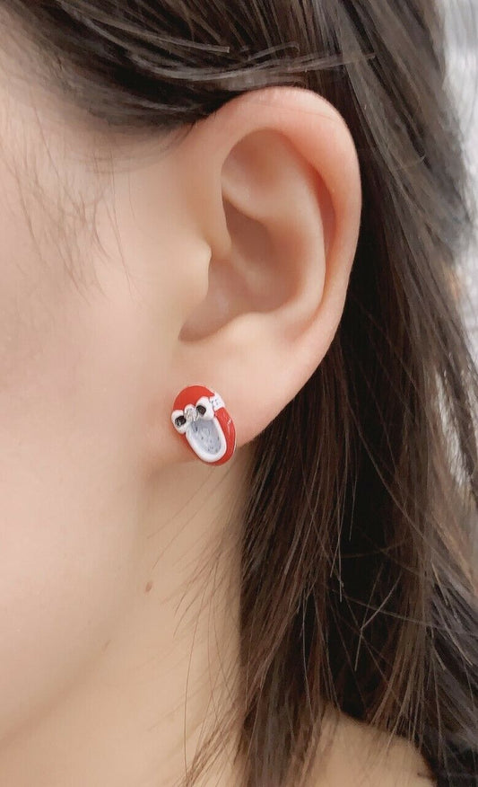 6 PAIRS GIRLS EARRINGS STUDS SET GIFT KIDS CHILDREN SHOES COMBS ICE-CREAM MUGS