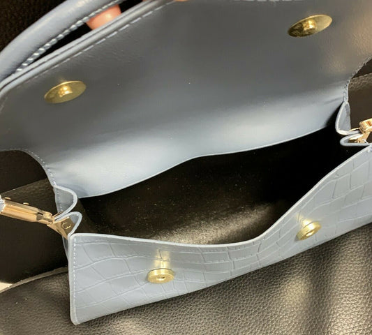 Ladies Womens PU Vintage Baguette Shoulder Bag Casual Party Handbag UK