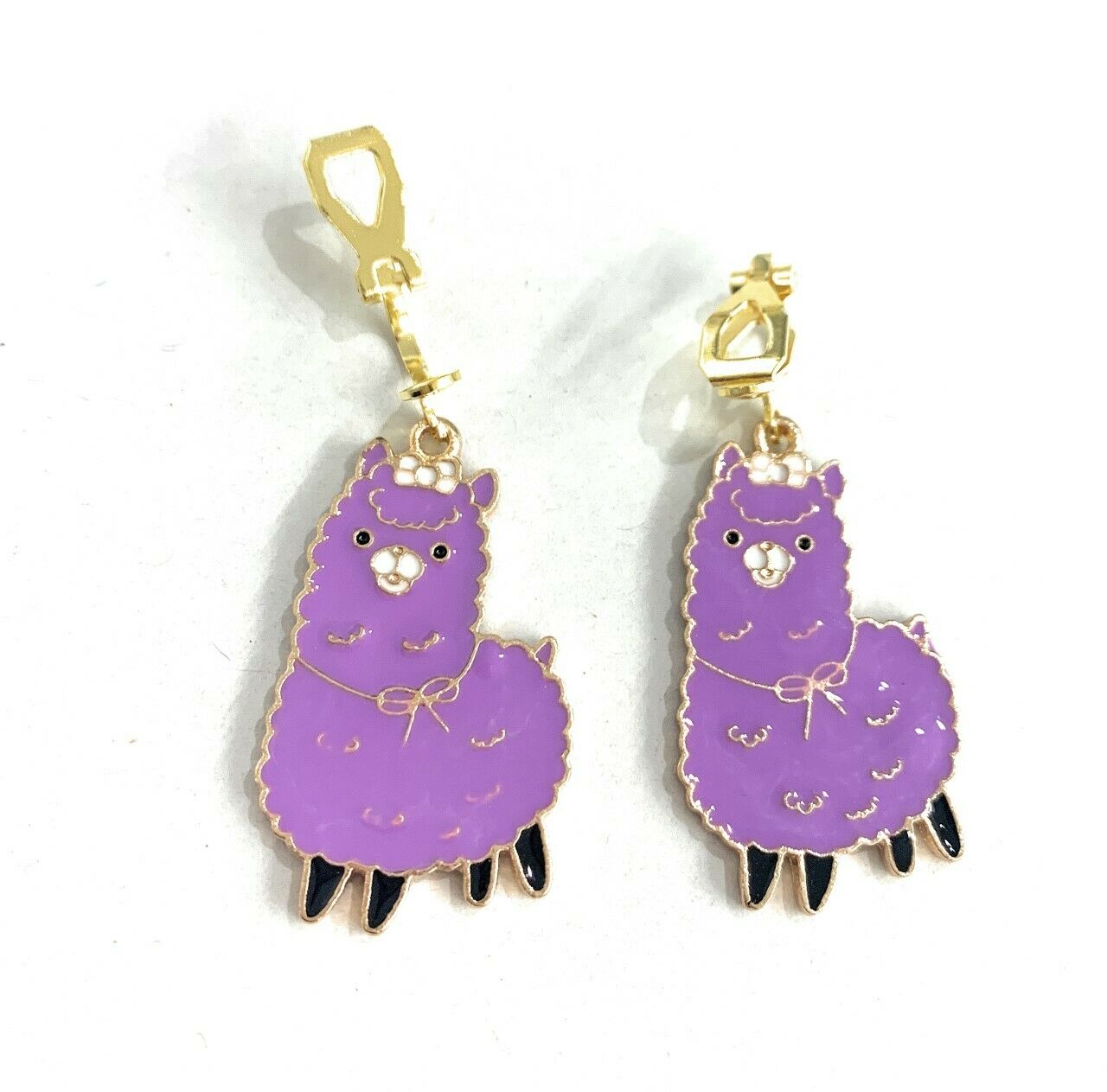 Girls CLIP ON Earrings Studs Non Pierced Ears Ear Stud Xmas Gift Stocking Filler