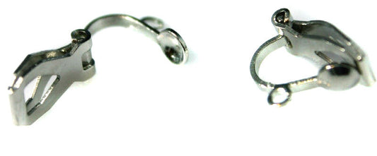 10 x (5 PAIRS) CLIP ON Earrings w LOOP DIY Findings Jewellery Making Copper