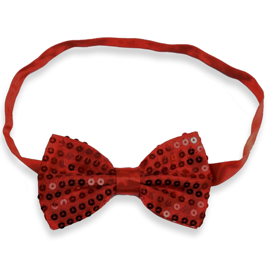 Sequin Satin Burgundy Shiny Bow Tie Dickie Show Sparkly Fancy Dress Magic Mens Boys