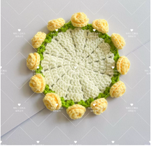 Load image into Gallery viewer, Rose Crochet Coaster Kit Craft