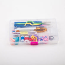 Load image into Gallery viewer, Crochet Set Handmade Wool Craft Tool Set Combination Bag Metal Aluminium Yarn Needle