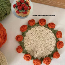 Load image into Gallery viewer, Rose Crochet Coaster Kit Craft