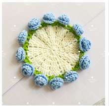 Load image into Gallery viewer, Rose Crochet Coaster Kit Craft