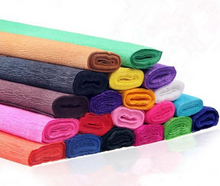 Load image into Gallery viewer, Crepe Paper, Flower Wrapping Paper, Handmade Stretch Paper Craft