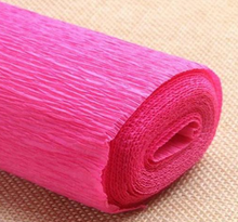 Load image into Gallery viewer, Crepe Paper, Flower Wrapping Paper, Handmade Stretch Paper Craft