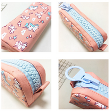 Load image into Gallery viewer, Unicorn Canvas Large Capacity Pencil Case