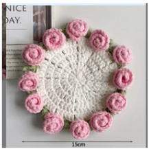 Load image into Gallery viewer, Rose Crochet Coaster Kit Craft