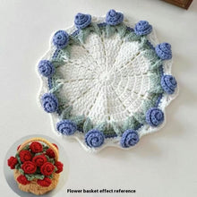 Load image into Gallery viewer, Rose Crochet Coaster Kit Craft