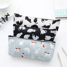 Load image into Gallery viewer, Cartoon Pencil Case - Cat Design