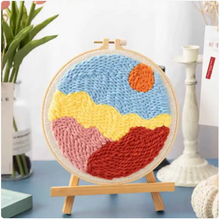 Load image into Gallery viewer, Poke Embroidery DIY Kit – Beginner Friendly Craft