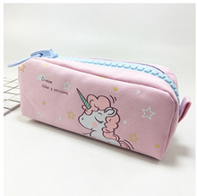 Load image into Gallery viewer, Unicorn Canvas Large Capacity Pencil Case