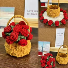 Load image into Gallery viewer, Rose Crochet Coaster Kit Craft