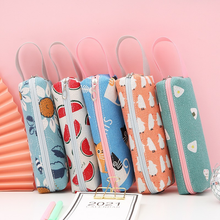 Load image into Gallery viewer, Portable Canvas Pencil Case