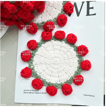 Load image into Gallery viewer, Rose Crochet Coaster Kit Craft