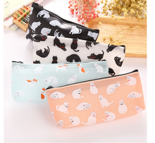 Load image into Gallery viewer, Cartoon Pencil Case - Cat Design