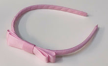 Load image into Gallery viewer, Classic Girls Children's Hair Bow Alice Band Headband Handmade - over 20 Colours