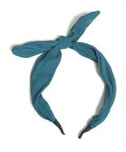 Load image into Gallery viewer, Vintage Wide Ribbon Bowknot Headband Hairband Bunny Ears Wire Bendy Bow Alice UK
