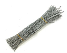 Load image into Gallery viewer, 100 Chenille Craft Stems Tinsel Pipe Cleaners CHRISTMAS Mix Colours Stripes UK