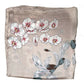 Women Silk Scarf Ladies Square Vintage Orchid Flower Print Pattern Bandana UK