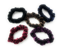 Load image into Gallery viewer, 6 x Satin Scrunchies Set Elastic Hair Bands Scrunchy Bobbles Hair Ropes Rings UK