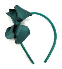 Load image into Gallery viewer, Girls Kids Large Hair Bow Headband Alice Band Ribbon Bands School Wedding Party