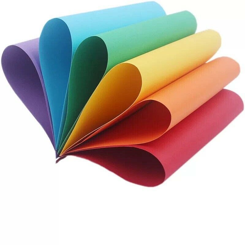 Pack of 20 Thick A4 Craft Paper Card 230gsm - Assorted Colours for Arts Crafts