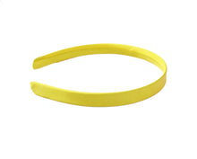 Load image into Gallery viewer, Plain Flat SATIN Fabric Thick ALICE BAND 15mm HEADBAND Hair Band Accessories