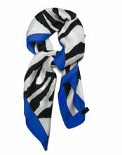Load image into Gallery viewer, Ladies Zebra Print Scarf Bandana Animal Print Square Large Lightweight Thin UK