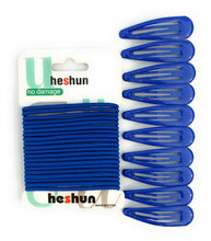 Load image into Gallery viewer, 30 PCS Sleepie Elastics Hair Head Bands Snap Clips Hairbands Bobbles SCHOOL SET