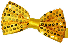 Load image into Gallery viewer, Classic SATIN SEQUIN Dickie Bow Tie Fancy Dress Party Pretied Wrap Around