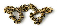 Load image into Gallery viewer, Pair of 2 Hair Scrunchies Girls Hair Bobbles Elastics Hair Bow / Bunny Ears Set