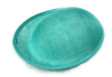 Load image into Gallery viewer, 20cm Round Sinamay Dipped Disc Fascinator Base Hat Millinery DIY Supply UK