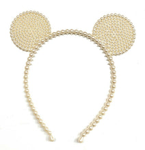 Load image into Gallery viewer, Pearl Headband - Girls Alice Hair Head Band - Unicorn Cat Ear Crown Horn Antler