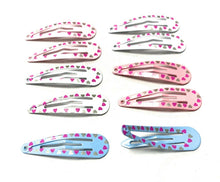 Load image into Gallery viewer, Set Pack Kids Girls Bendies Sleepies Hair Snap Clip Slides - Novelty Design Gift