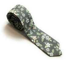 Load image into Gallery viewer, High Quality Luxury 100% Cotton Men's Floral Flowers Party Tie - Summer Blooms
