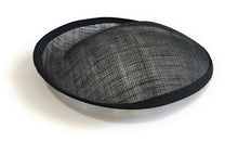 Load image into Gallery viewer, 20cm Round Sinamay Dipped Disc Fascinator Base Hat Millinery DIY Supply UK