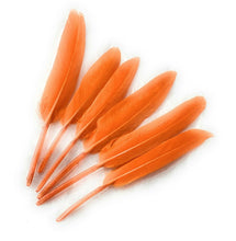 Load image into Gallery viewer, 50 x Goose Feathers Pack, 10 - 15cm Arts &amp; Crafts Fancy Dress Making Feather UK